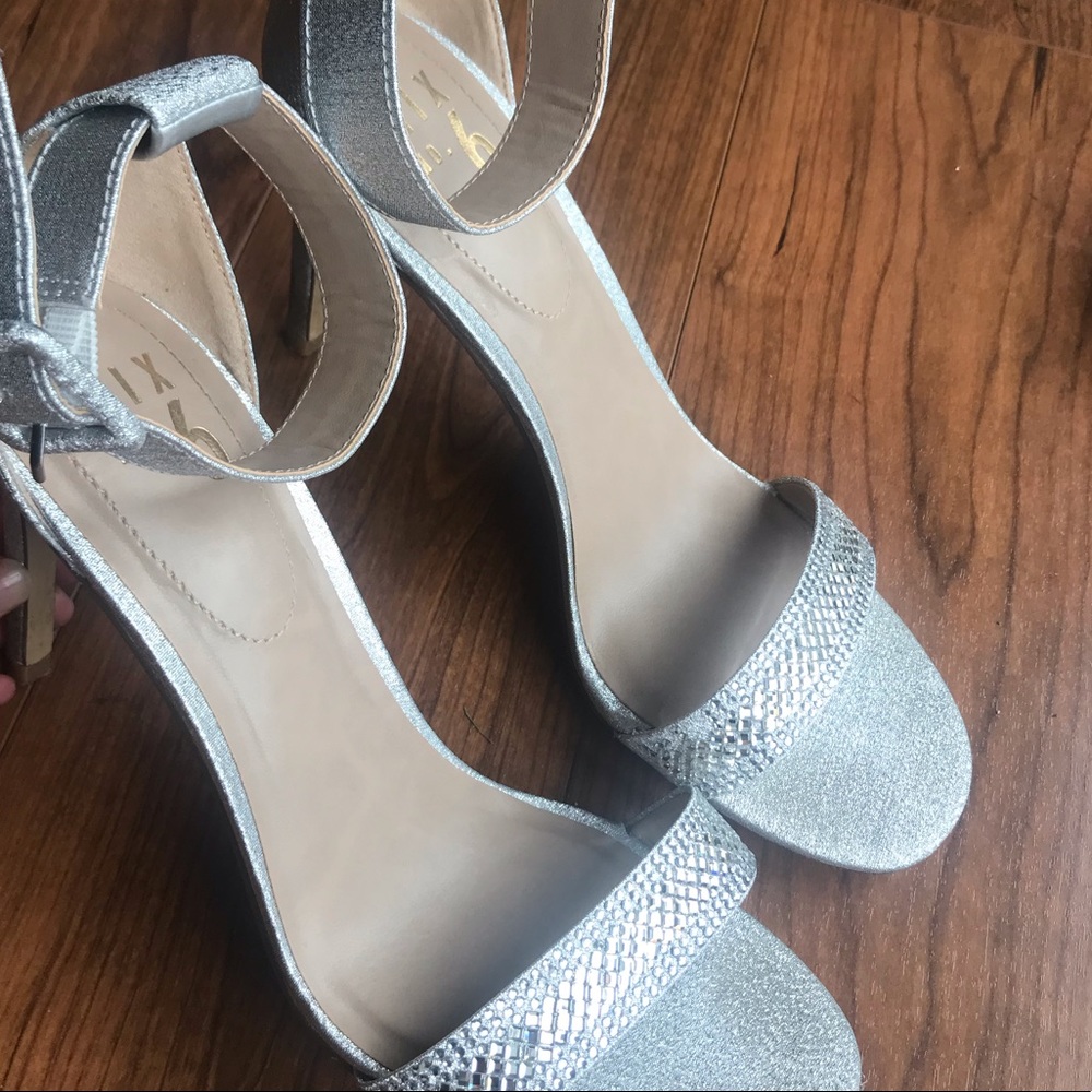Silver heels